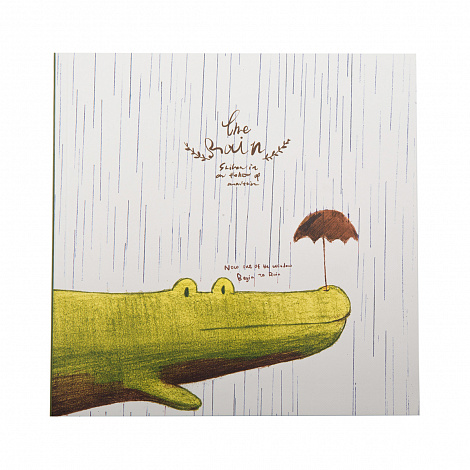 Скетчбук "The Rain" крокодил
