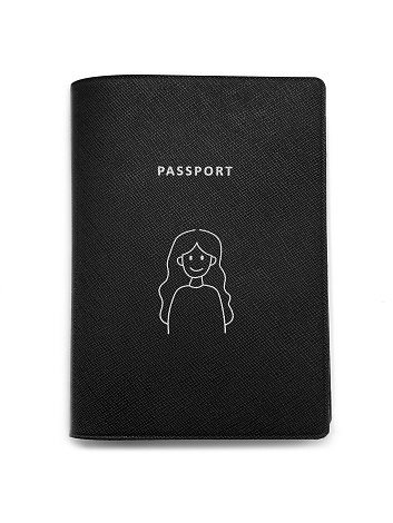 Обложка на паспорт "Она"