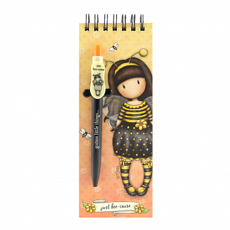Блокнот с ручкой - Bee Loved (Just Bee-Cause)