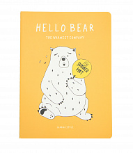Тетрадь B5 "Hello bear" Summer hot