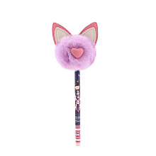 Ручка с пушистым брелоком - Cheshire Cat
