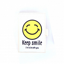 Кардхолдер "Keep Smile" Белый
