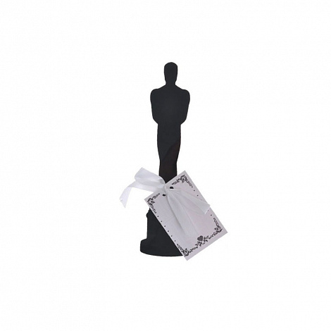 Открытка "Оскар" черная