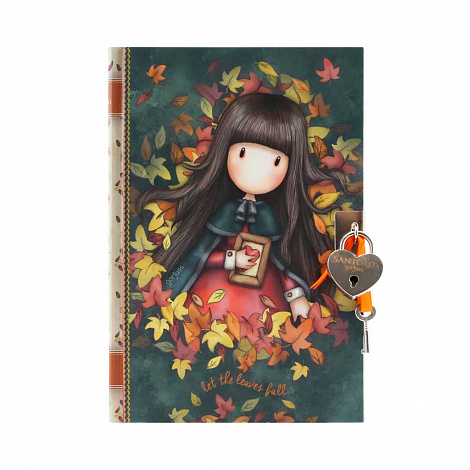 Блокнот с замком - Autumn Leaves