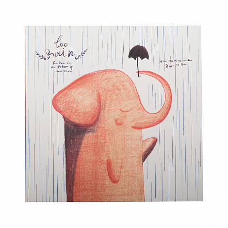 Скетчбук "The Rain" слон
