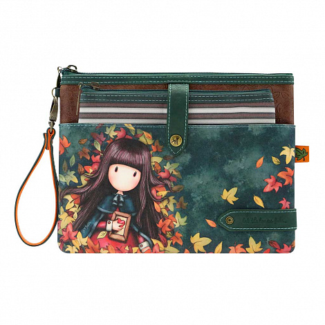 Клатч и кошелек в наборе - Autumn Leaves
